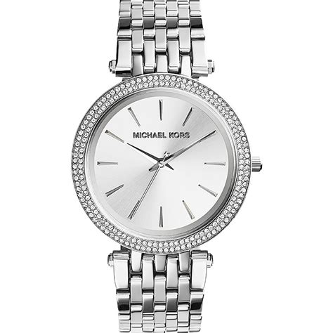 michael kors mk3190 horloge 39 mm zilverkleurig|Darci Silver.